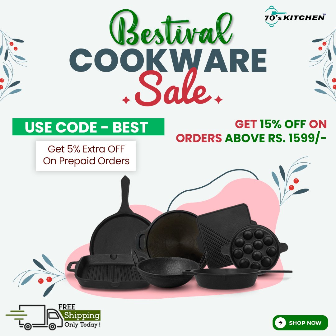 28 10 2022 Bestival Cookware Sale Banner Cast Iron 4 1080 X 1080 